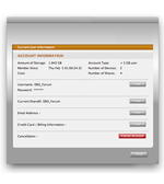 Account Dialog